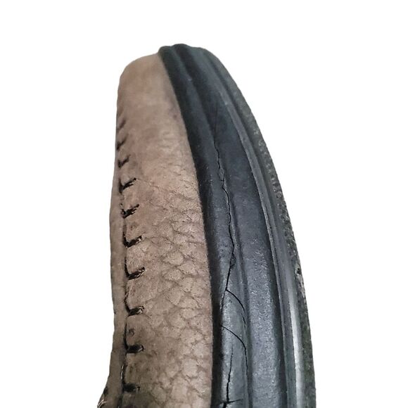 ECCO~ BROWN LEATHER LACE UP MOCS COMFORT SYSTEM SHOES MEN'S EU 45 11-11.5 US - Picture 12 of 13